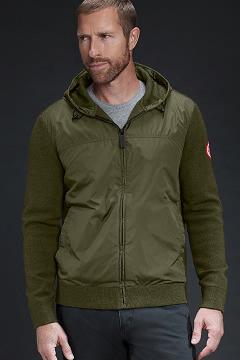 Ropa Canada Goose Hombre México - WindBridge Sudadera Con Capucha Verdes XP7981054